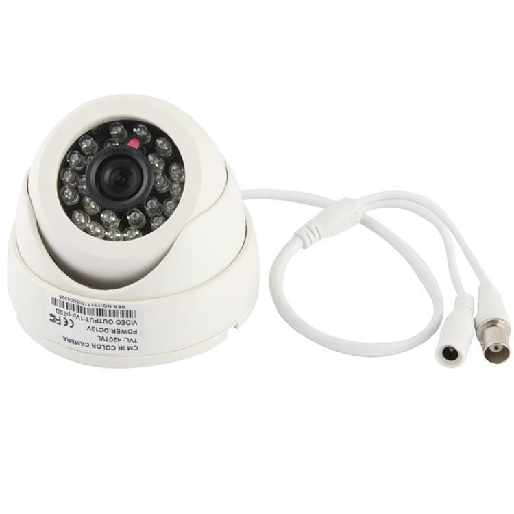 24 Led Infrared Camera With 3.6Mm Lens - 20M Ir Distance Abs Material