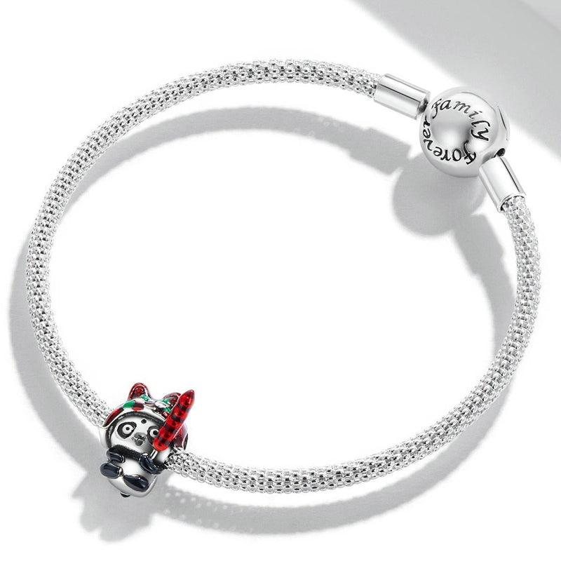 925 Sterling Silver Tiger & Panda Bead Bracelet / Necklace Add Ons