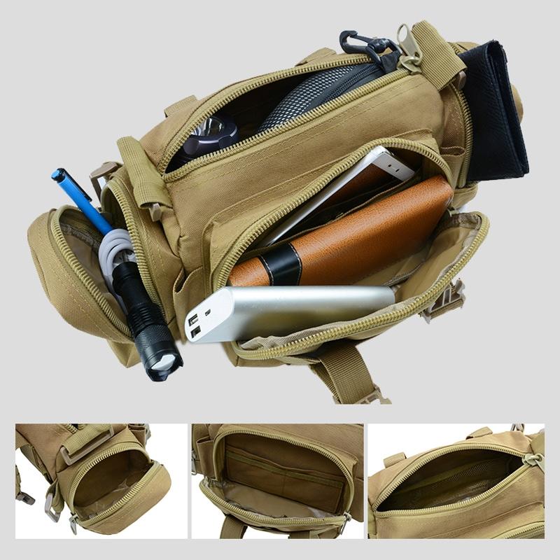 10L Outdoor Sports Waist Bag Multifunction Messenger Bag