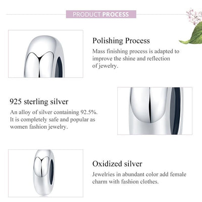 925 Sterling Silver Diy Beaded Bracelet Accessories