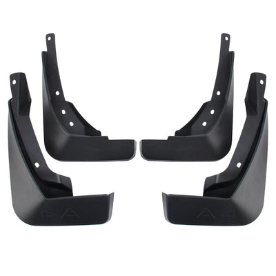 4 Pcs Car Auto Semi-Rigid Pvc Splash Flaps Fender Guard For Audi A4L 2016 Version