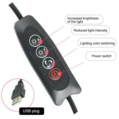 16cm Dimmable Led Selfie Ring Light with Tripod