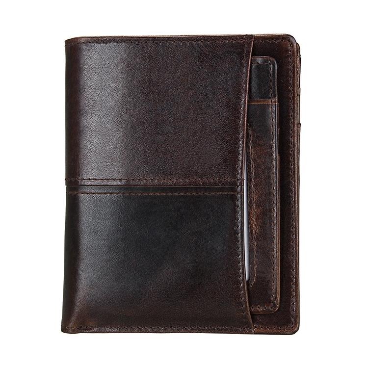 Detachable Card Holder Leather Wallet for Men - Antimagnetic Rfid