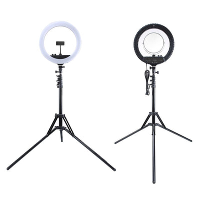 18 Two-colour Dimmable Ring Fill Light with Tripod 55w 100-240v