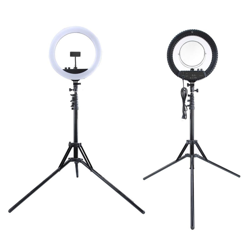 18 Two-colour Dimmable Ring Fill Light with Tripod 55w 100-240v