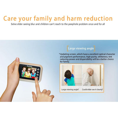 2.4 Colour Screen Security Camera With Night Vision & Motion Detection - Supports 32Gb Tf Card