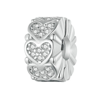 Heart Silicone Snap On Accessory