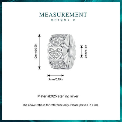 Heart Silicone Snap On Accessory