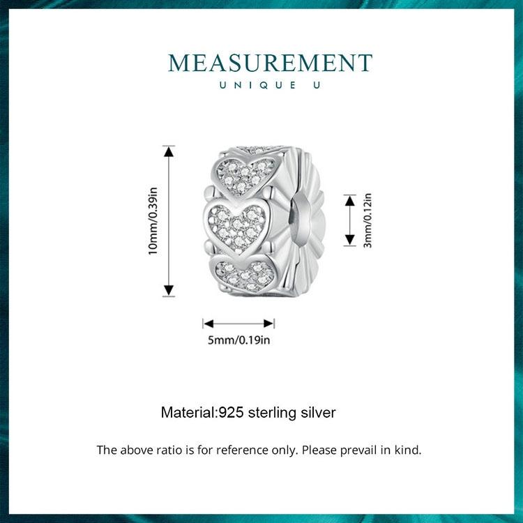 Heart Silicone Snap On Accessory