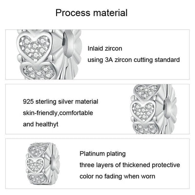 Heart Silicone Snap On Accessory