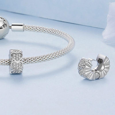 Heart Silicone Snap On Accessory