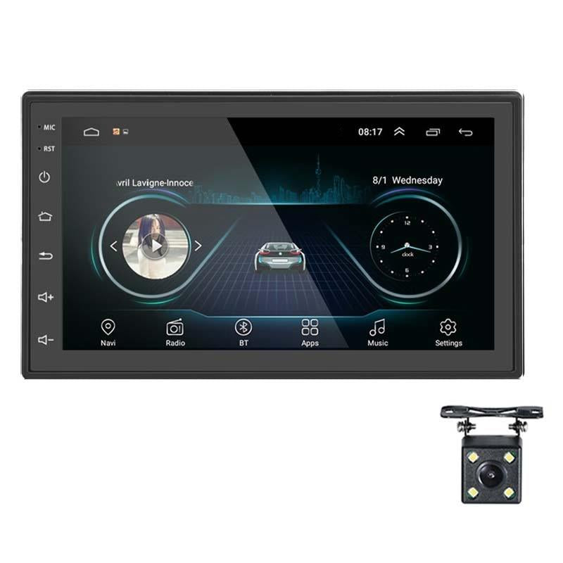 7 Inch Android Navigation Wifi Car Mp5 Player 1 + 32G Gps Bluetooth 2.5D Screen Standard + 4Lights Camera