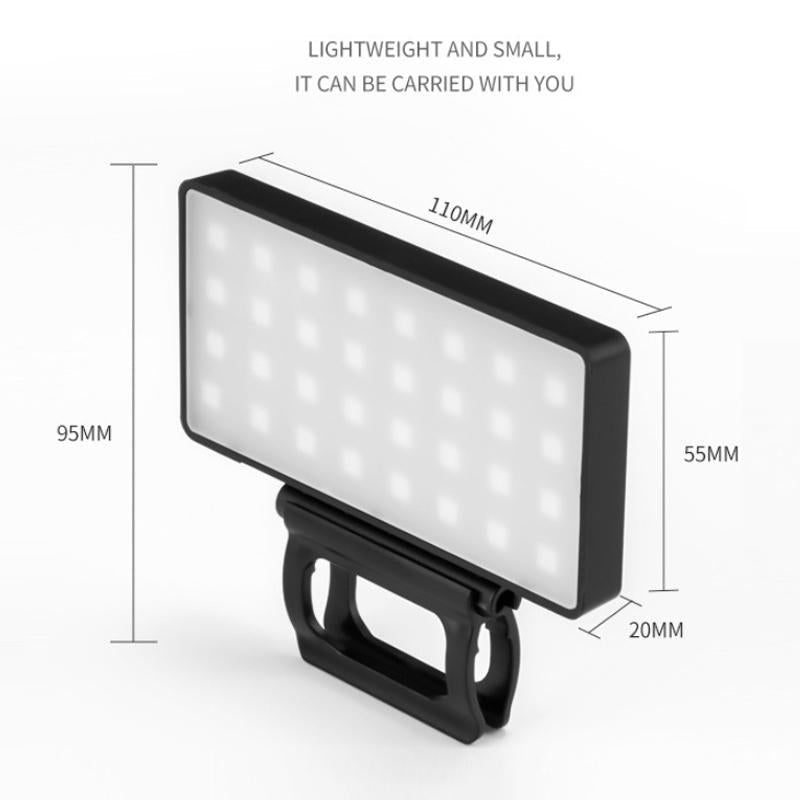 Adjustable Rgb Fill Light for Outdoor Mobile Photography