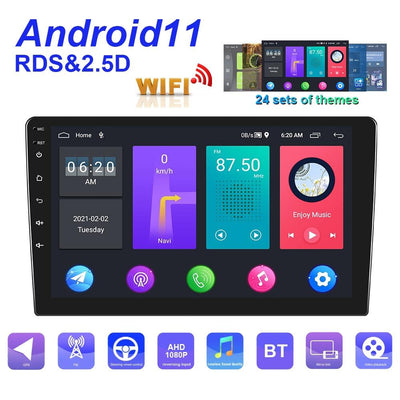 9 Inch Android Wifi Car Navigation Player 2 + 32G Universal Reversing Video Standard + 4Lights Camera