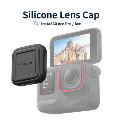 Silicone Lens Cap for Sports Camera - Protective Cover - For Insta360 Ace