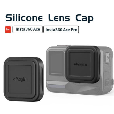 Silicone Lens Cap for Sports Camera - Protective Cover - For Insta360 Ace