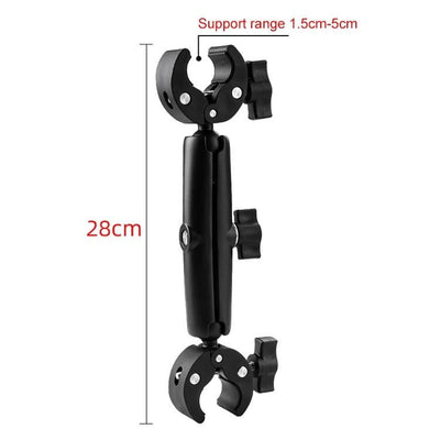18Cm Dual Head Motorcycle Handlebar Mount