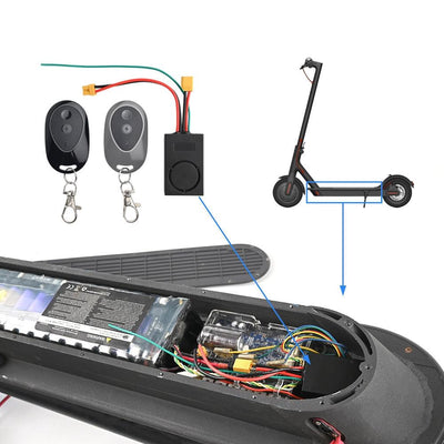 Anti-theft Alarm Electric Scooter with Remote Control 36-55v - For Ninebot Max G30
