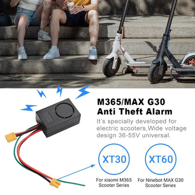 Anti-theft Alarm Electric Scooter with Remote Control 36-55v - For Ninebot Max G30