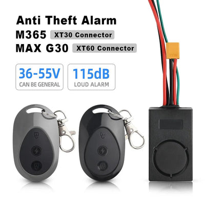 Anti-theft Alarm Electric Scooter with Remote Control 36-55v - For Ninebot Max G30