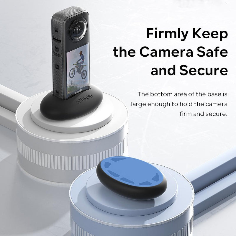 Insta360 X4 Vehicle Mount With Non-Slip Silicone Base And Double-Sided Glue - Without Double Sided Glue