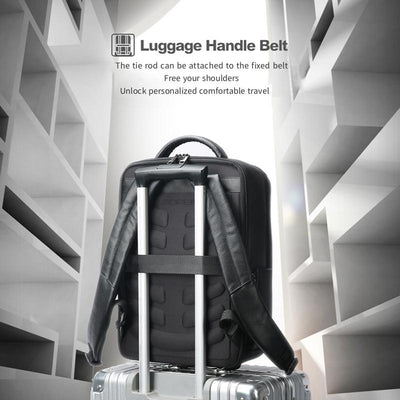 Deluxe Waterproof Laptop Backpack With Usb & Type-C Port - Large Capacity - 61-122631C