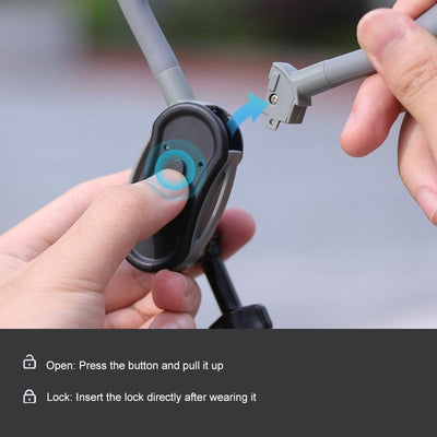 Flexible Neck Mount for Pov Viewing with Strap - With J-Hook Buckle