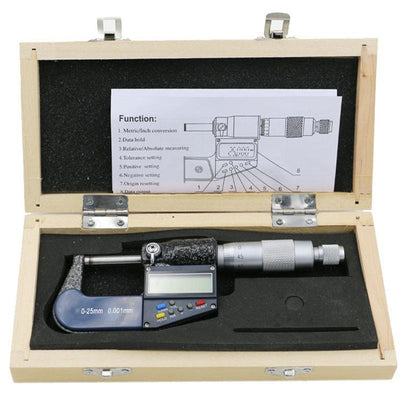 Digital Micrometer - 0.001mm Resolution 50-75mm Range