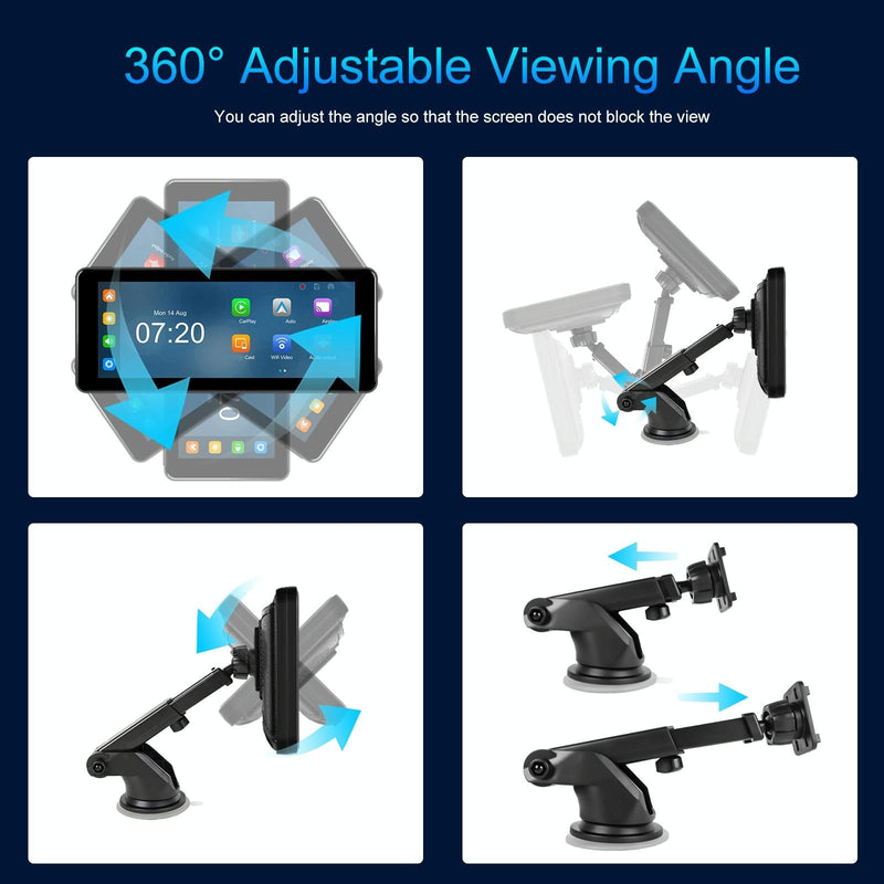 6.86 Inch 4K Dvr Smart Screen Player - Compact & High-Resolution - Standard + 64G Memory Card