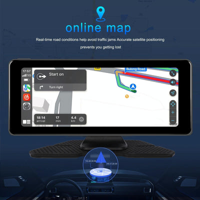 6.86 Inch 4K Dvr Smart Screen Player - Compact & High-Resolution - Standard + 64G Memory Card