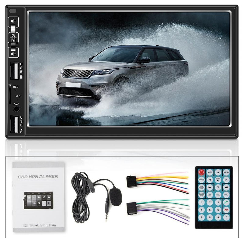 7 Inch Car Mp5 Player With Bluetooth / Fm Remote 4 Led Camera