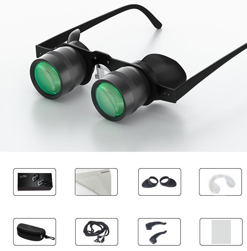 10x Hd Adjustable Focus Fishing Binoculars with Polarized Lens