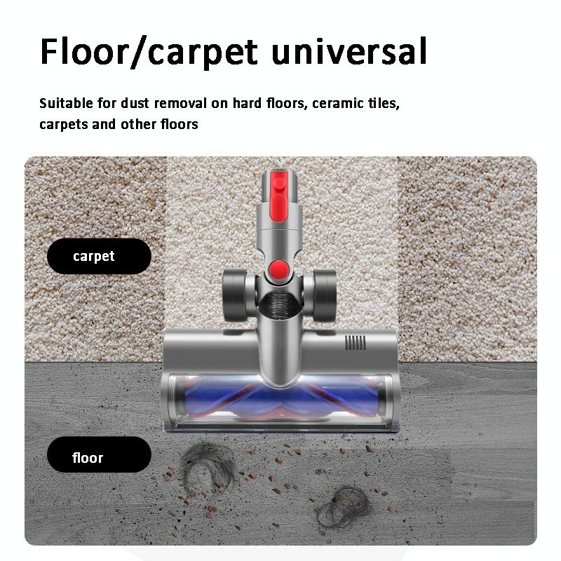 V-shaped Anti-tangle Floor Brush for Vacuum Cleaners - For Dyson V10 Slim / V12