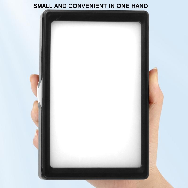 30cm Bracket Flat-panel Live Fill Light - 8 Inch 3200-5500k Three-colour Temperature