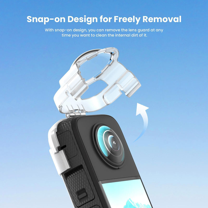 Amagisn Protective Lens Guard for Insta360 X3 Camera - Silicone Case