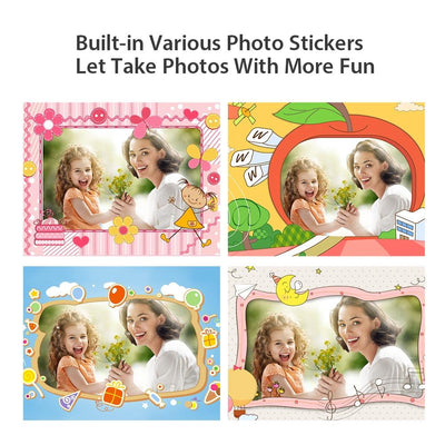 Smart Kids Thermal Camera With Printing Paper - 2.4 - Blue Focus - 503J Blue Fixed Focus