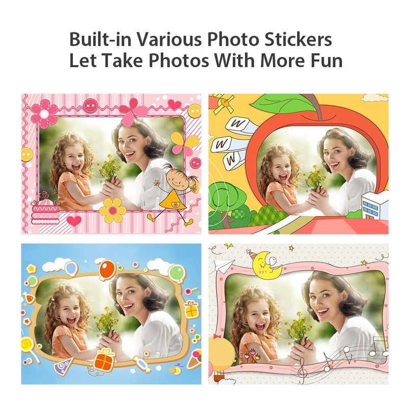 Smart Kids Thermal Camera With Printing Paper - 2.4 - Blue Focus - 503J Blue Fixed Focus