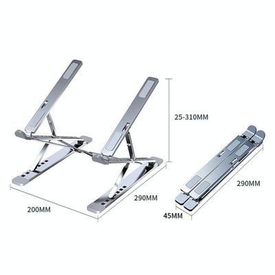 Foldable Aluminum Laptop Stand with Heat Dissipation