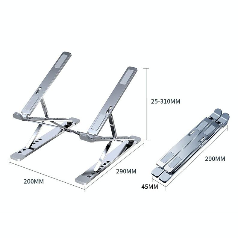 Foldable Aluminum Laptop Stand with Heat Dissipation