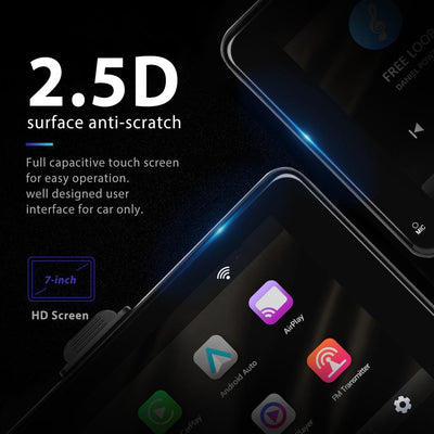 7 Inch Hd Smart Screen With Wireless Carplay & Android Auto + Camera