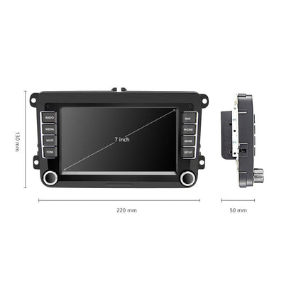 7 Inch Android Car Navigation Player For Volkswagen - 2 + 32G Wireless Carplay - Standard + 4Lights Camera