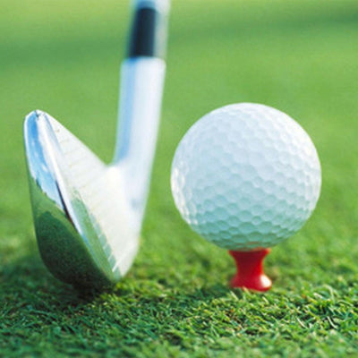 60-piece Golf Ribbon Needle Plastic Ball Tee - 37mm Size
