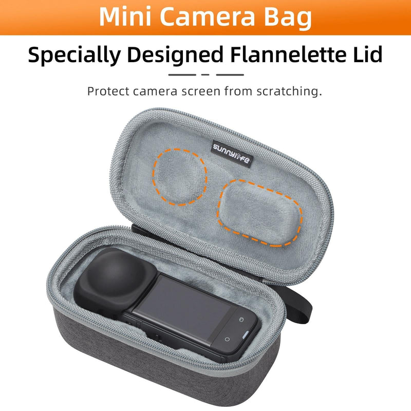 Insta360 X4 Sunnylife Mini Camera Bag For Carrying Model X4-B812 - X4-B816 Combo Bag