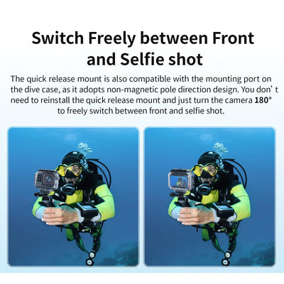 60m Waterproof Dive Shell for Magisn Camera - Horizontal & Vertical Shooting - For Insta360 Ace