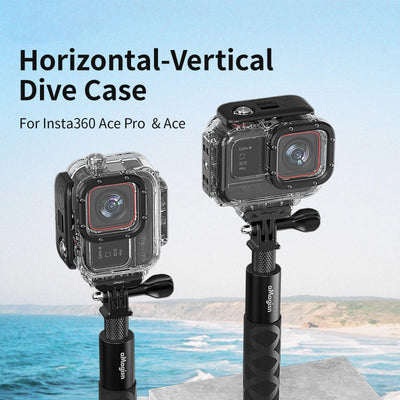 60m Waterproof Dive Shell for Magisn Camera - Horizontal & Vertical Shooting - For Insta360 Ace