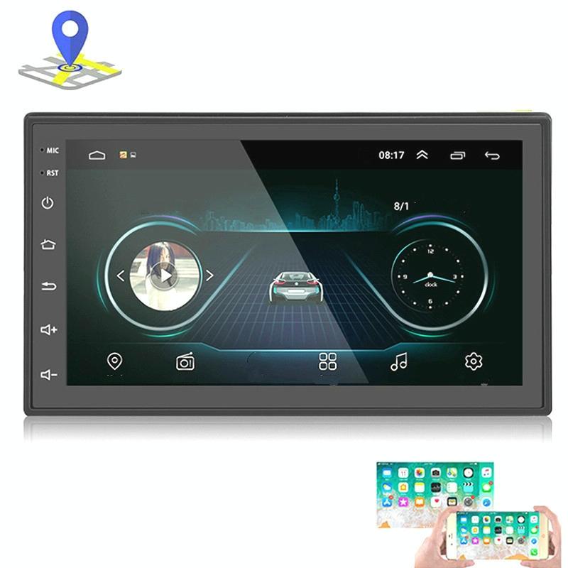 7 Inch Android Car Navigation Mp5 Player With Gps Bluetooth And Camera - Universal Fit