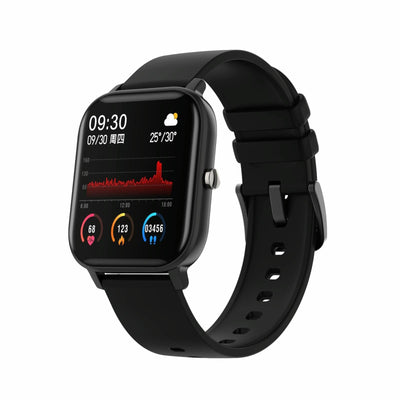 1.4 Inch Heart Rate & Blood Pressure Smart Watch Black