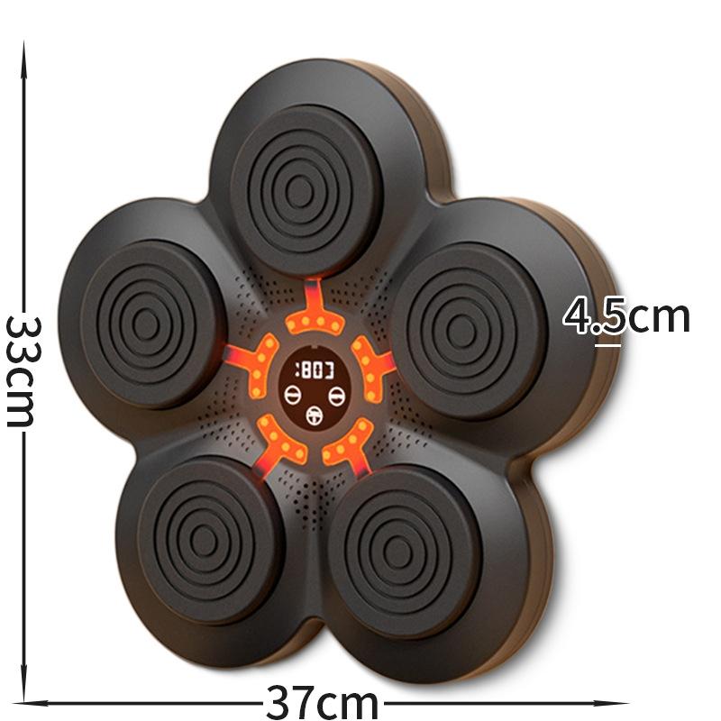 Bluetooth Music Boxing Machine With Wall Mount And Adult Gloves - With Kids Gloves