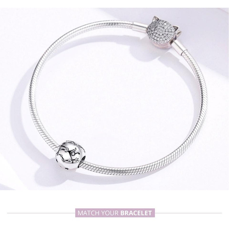 925 Sterling Silver Diy Zodiac Bracelet Beads Taurus Style - Taurus