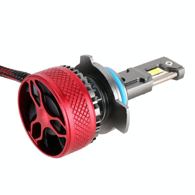 1 Pair 9012 Dc12V 65W 6000K 6500Lm Led Car Headlights